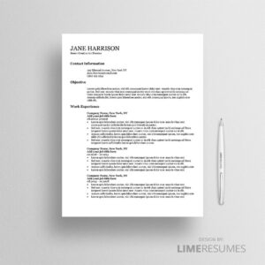 Resume template ATS 04