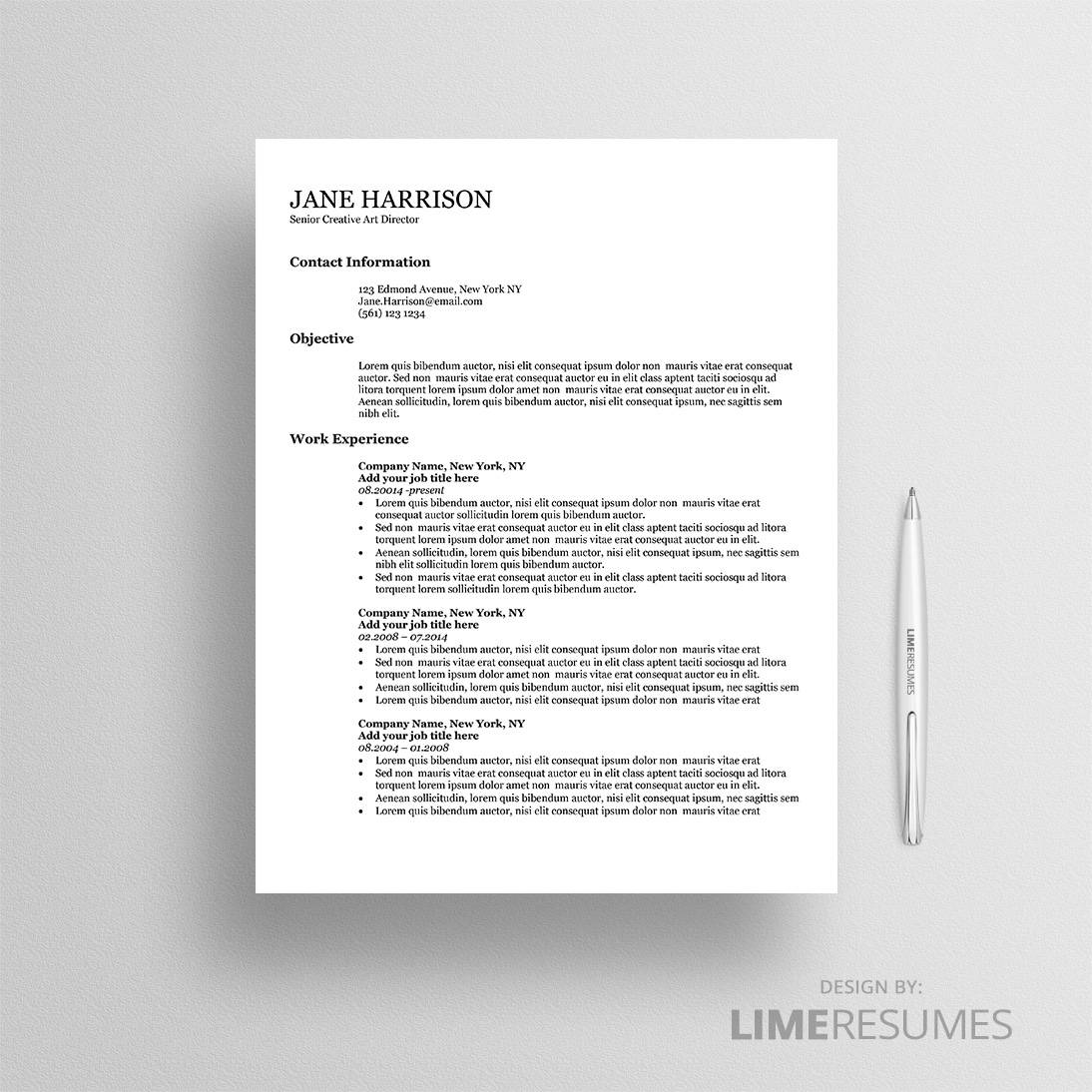 Resume template ATS 04