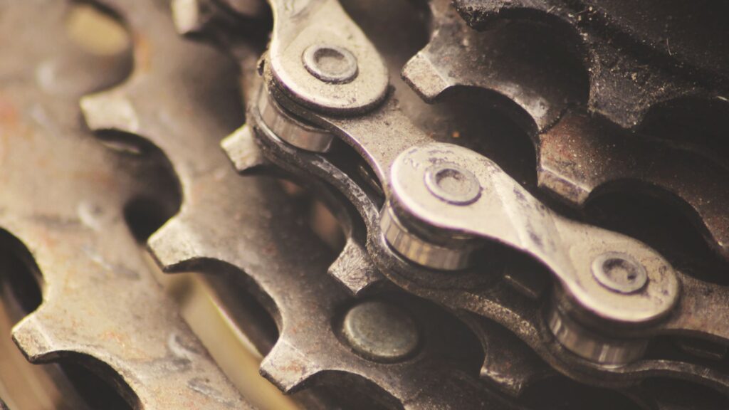 image showing a bike chain and gears
