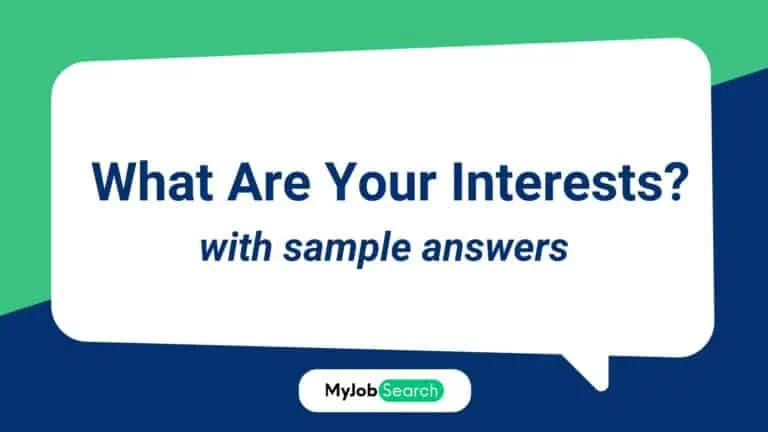 header graphic showing a speech bubble inside of which is the text "what are your interests"